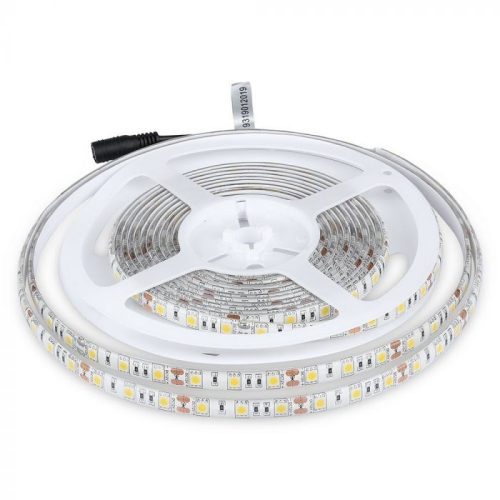 V-TAC LED szalag SMD5050 60LED/M 11W/M 12V IP65 4000K - 212150