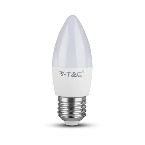 V-TAC LED izzó  E27 C37 4.5W 200° 4500K gyertya - 2143431