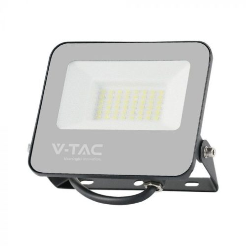 V-TAC LED reflektor 30W RGB + 6500K infra távirányítóval 115° fekete házas - 23462