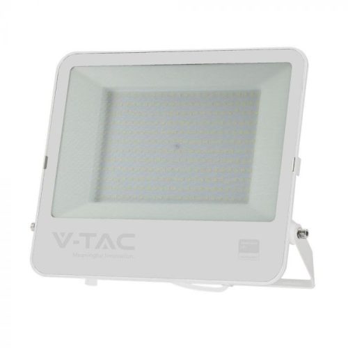 V-TAC 200W LED reflektor 115° 4000K fehér házas, fehér matt üveggel , 1 m hosszú vezetékkel (Samsung Chip) -23602