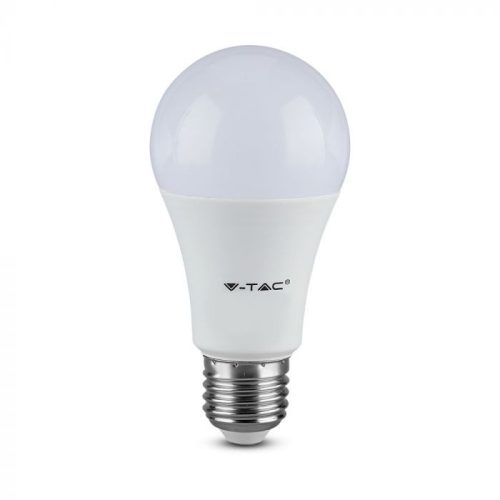 V-TAC LED izzó  E27 A60 9.5W 160lm/W 200° 3000K gömb - 2809