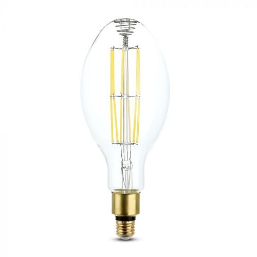 V-TAC Átlátszó LED izzó filament COG  E27 ED120 24W 160lm/W 6400K nagygömb - 2817