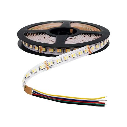 V-TAC LED SZALAG SMD5050 60LED/M 24W/M 24V CCT 3IN1+RGB IP20 - 2895