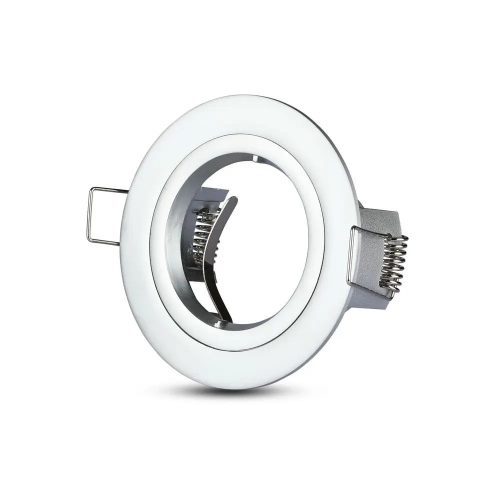 V-TAC Led GU10 Spot Keret Kerek Ezüstszürke - 3644