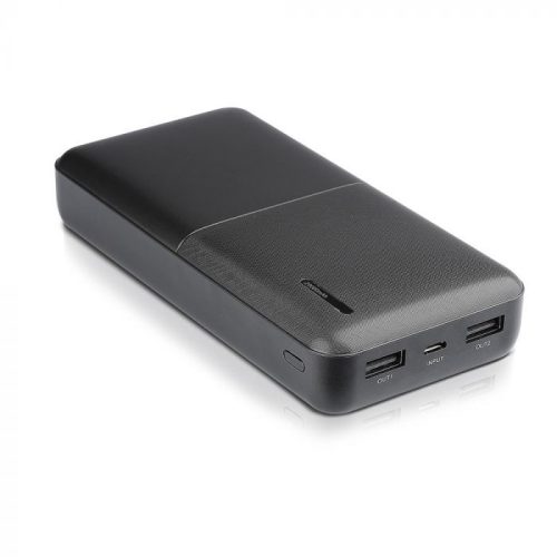 V-TAC Power Bank (hordozható töltő) 20000mAh fekete - 8903