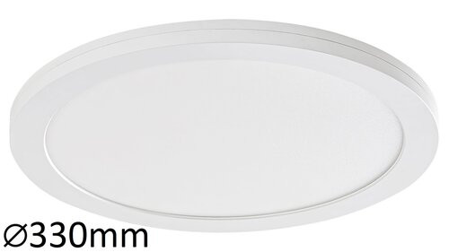 Rábalux Sonnet Ráépíthető és Beépíthető lámpa LED Ø330mm 30W 4000K IP20 fehér RAB1490