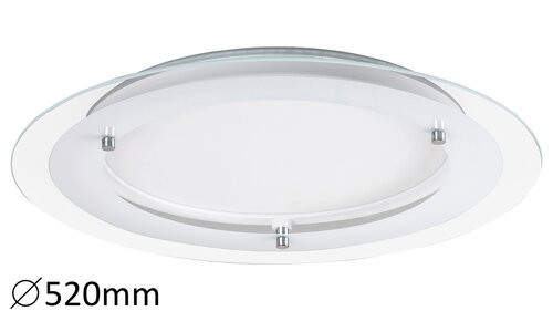 Rábalux Lorna Ráépíthető és Beépíthető lámpa LED Ø520mm 22W backlight effekt 4000K IP20 fehér RAB3488